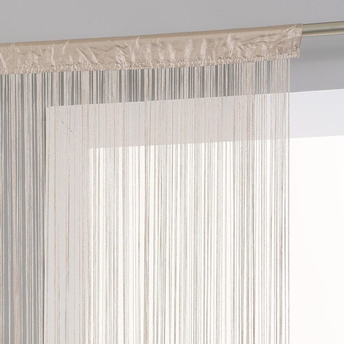 Rideau "Lanka" fil beige 90x200cm