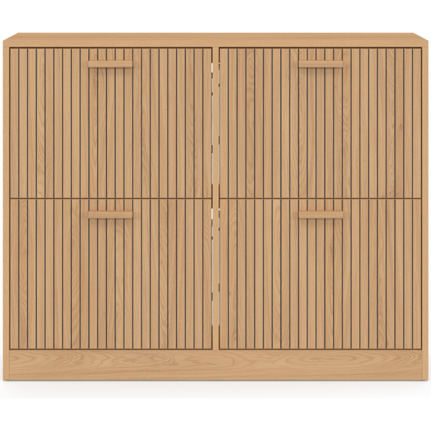 Meuble chaussures bas Faustine 4 portes - 24 paires