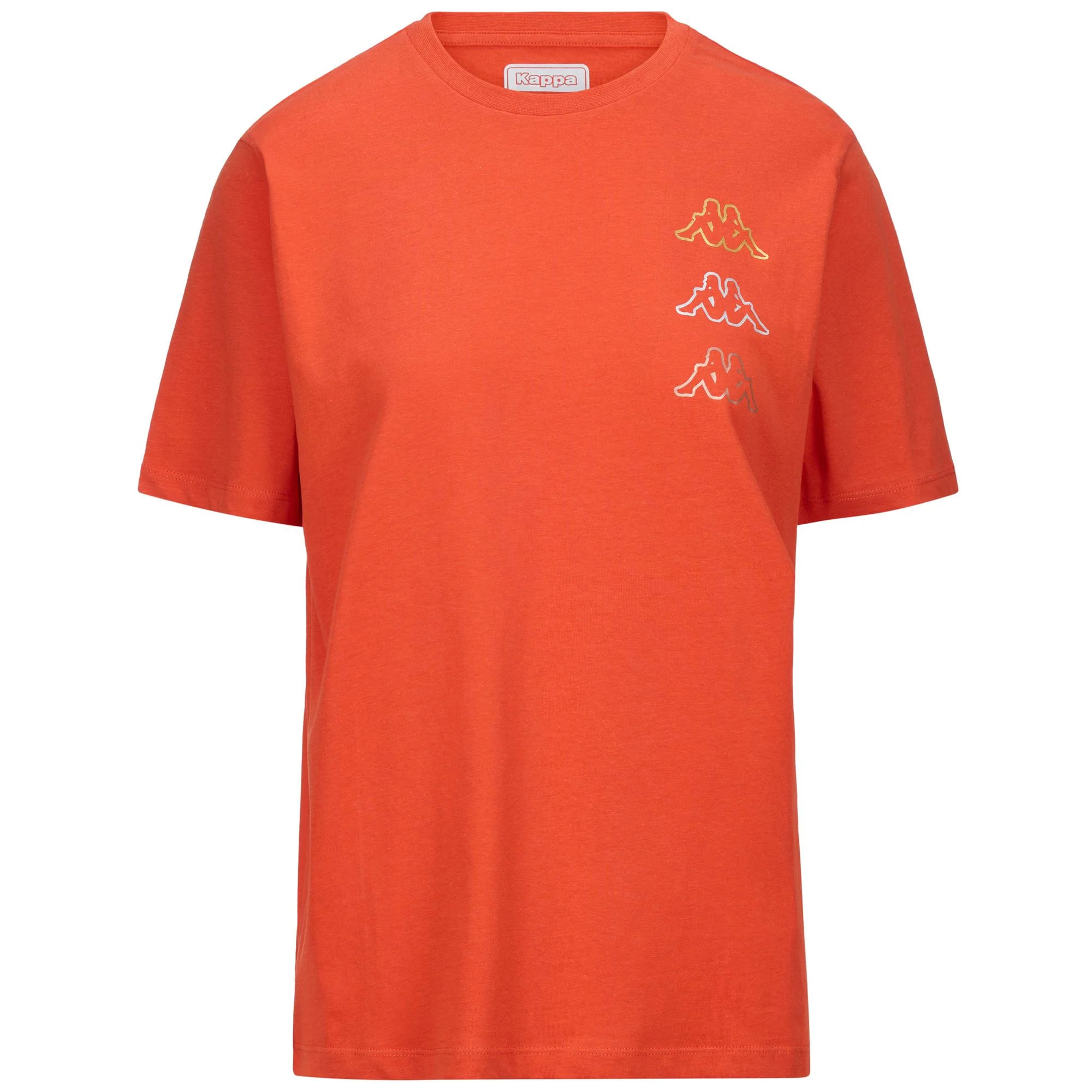 Kappa - T-Shirts & Top Donna Arancione - Logo Kemilia