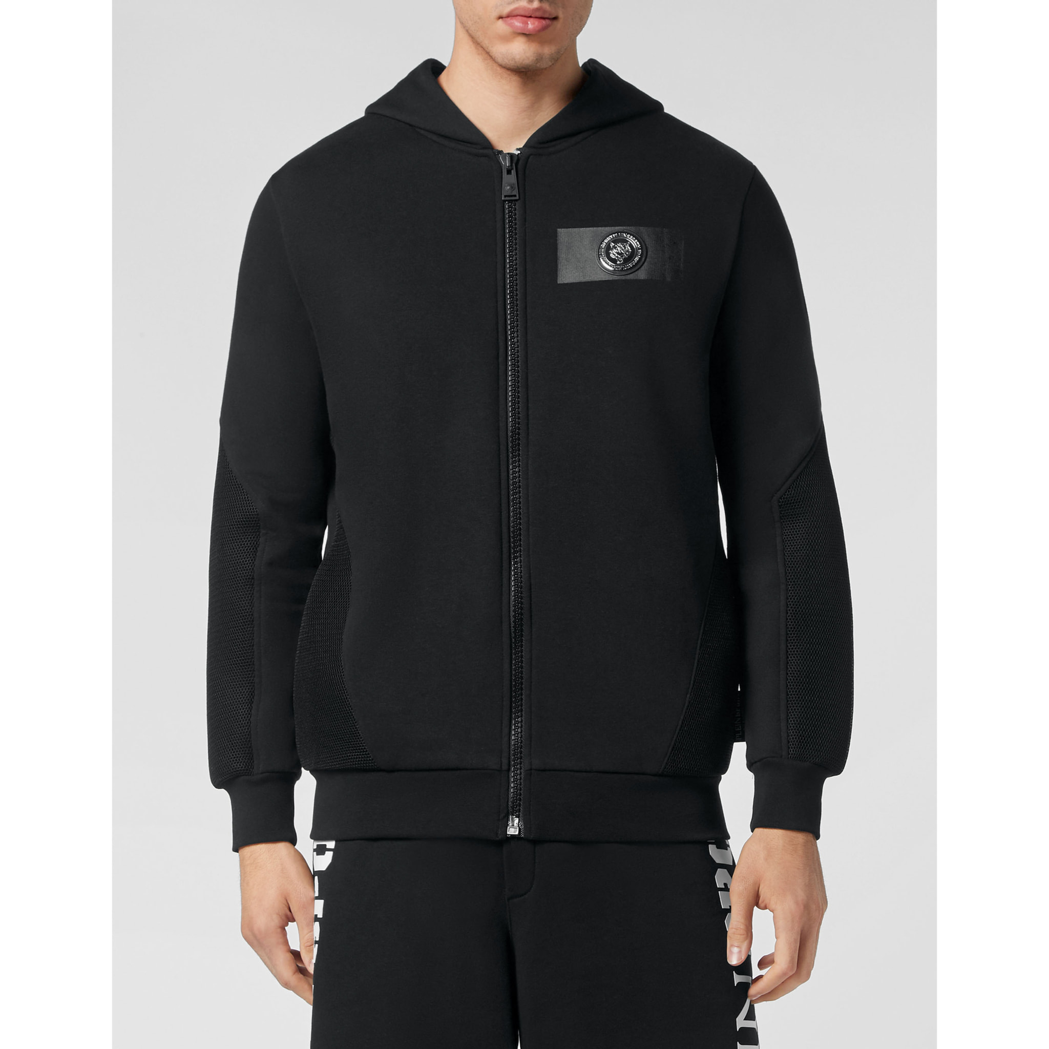 PLEIN SPORT Hooded Sweatjacket