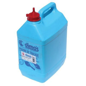 Bidon 4kg de poudre à tracer - Bleu