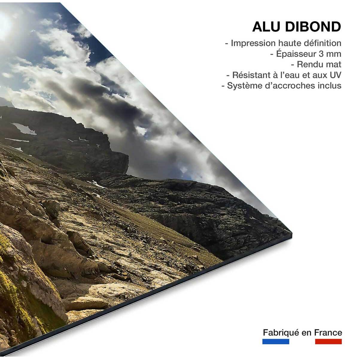 Tableau panorama sur gavarnie Tableau alu Dibond