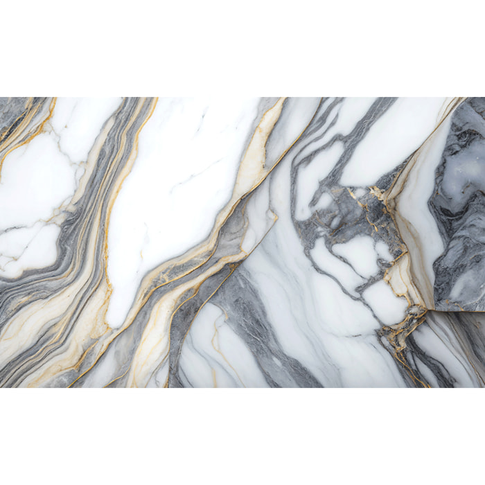 Rouleau revêtement adhésif imperméable - Sticker lavable plan de travail - ÉPOXY MARUVA