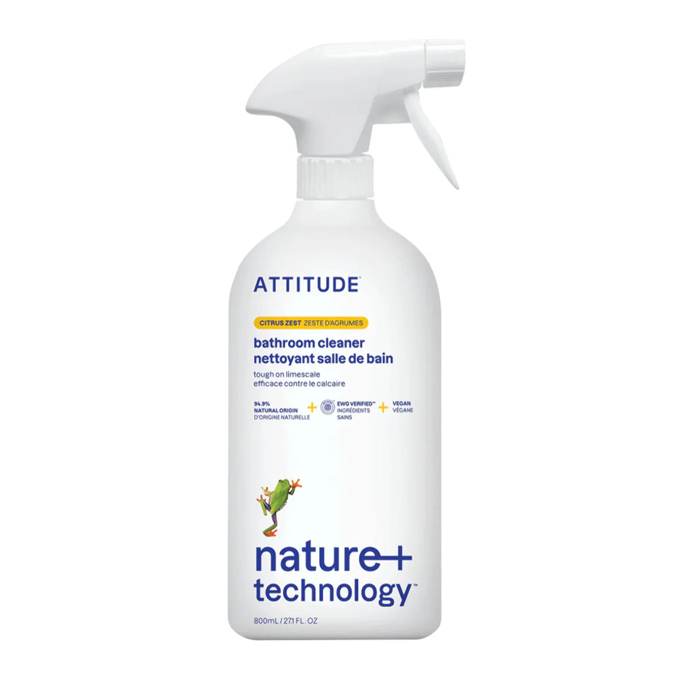 Spray limpiador para baños Antical cítrico Attitude 800 ml