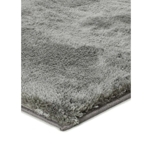ROMA Alfombra lisa de pelo alto antracita, varias medidas disponibles