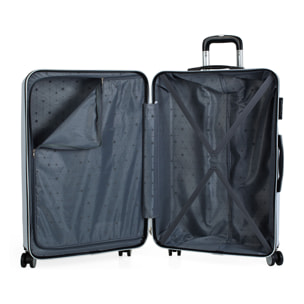 Juego De Maletas Rígidas Abs Itaca Elba Blanco