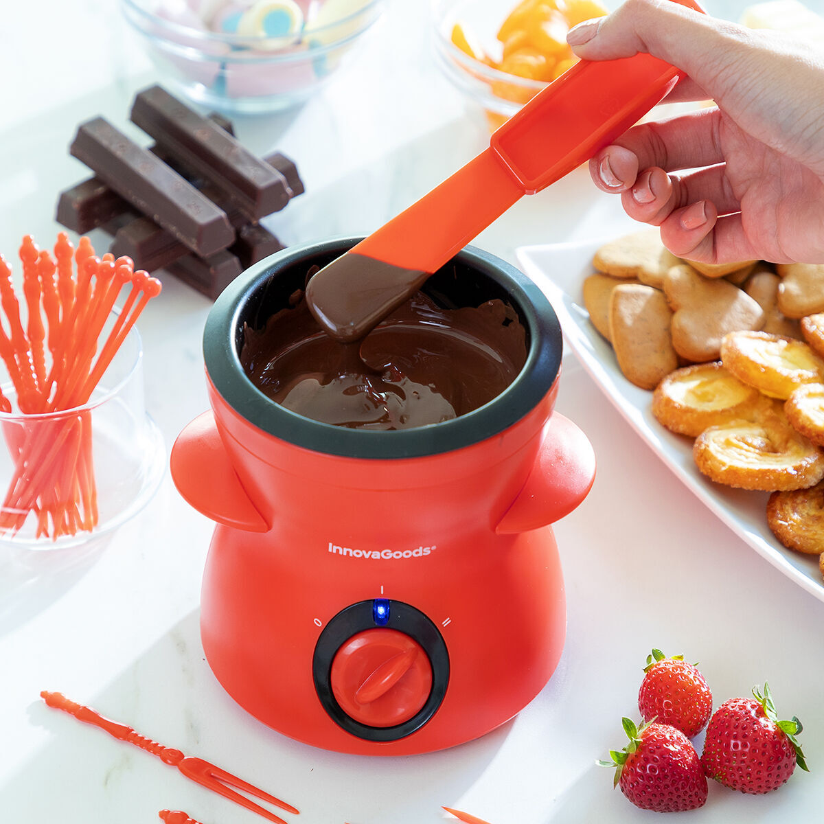 Fondue au Chocolat avec Accessoires Fonlat InnovaGoods