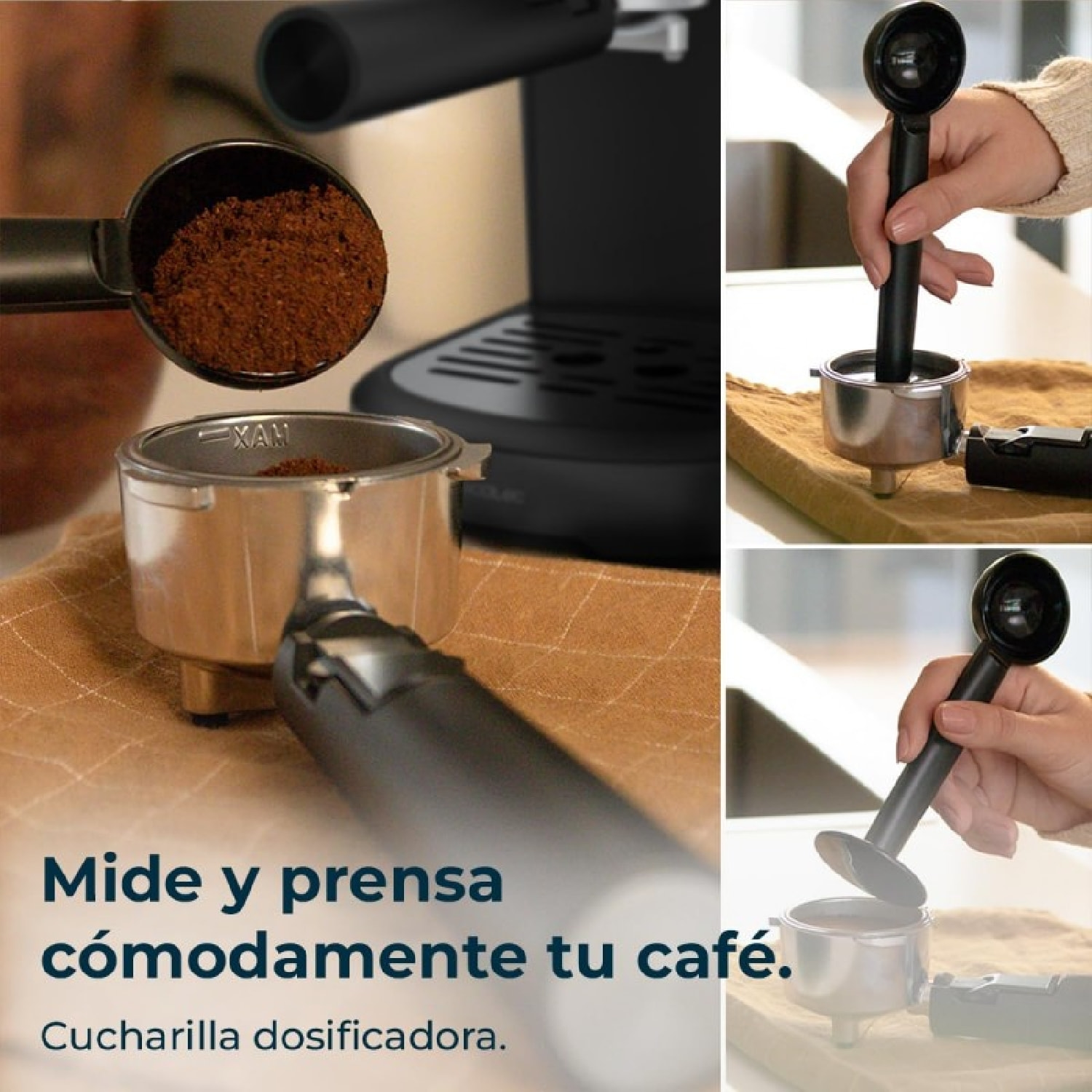 Cecotec Machine à café express Power Espresso 20 Pecan Steel