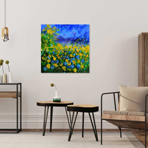 Tableau sauvages et fleurs des champs Toile imprimée