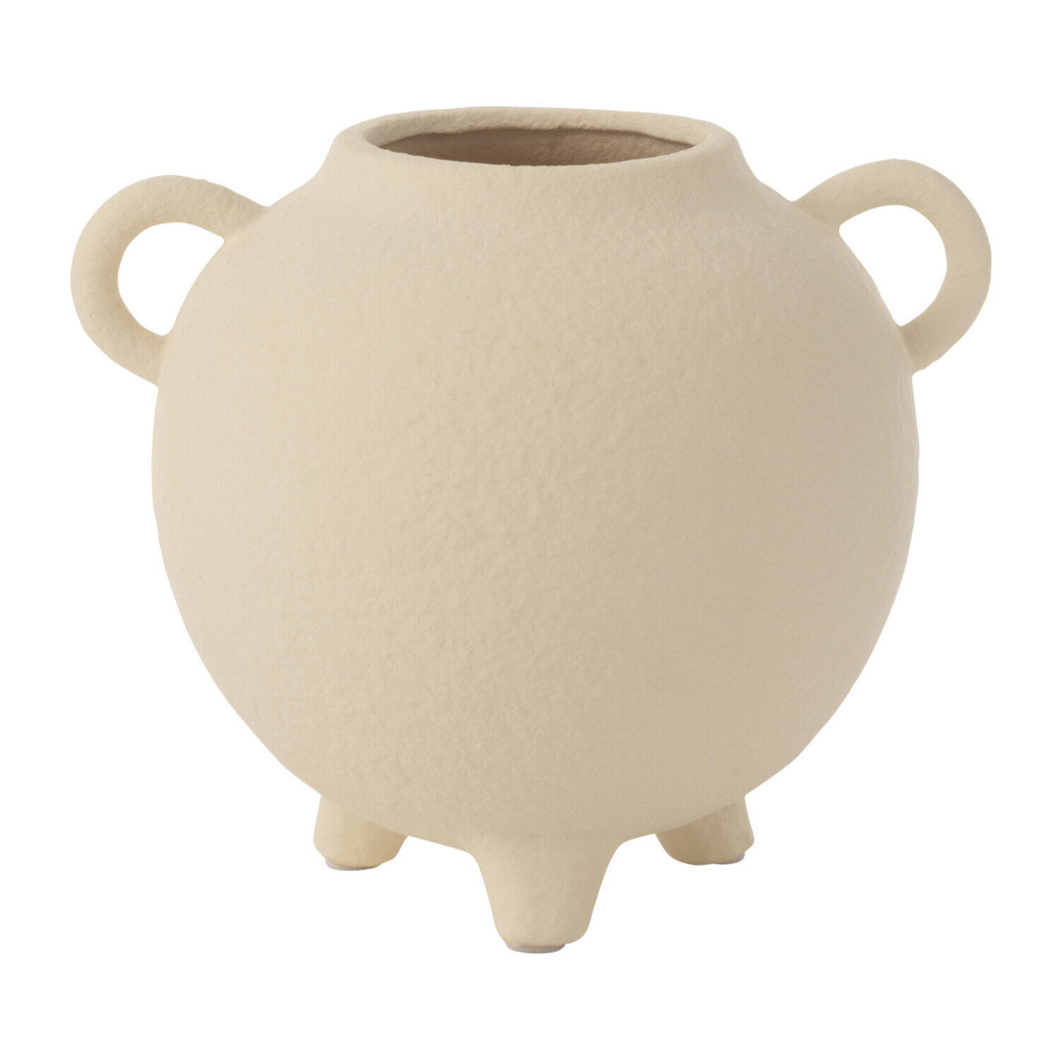 J-Line vase Cruche Rond - pierre - beige - Ø 16.5 cm