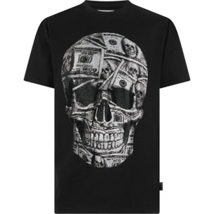 PHILIPP PLEIN Camiseta de cuello redondo y manga corta SKULL