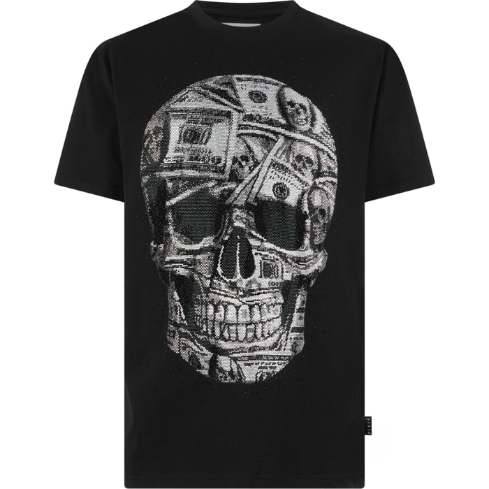 PHILIPP PLEIN Camiseta de cuello redondo y manga corta SKULL