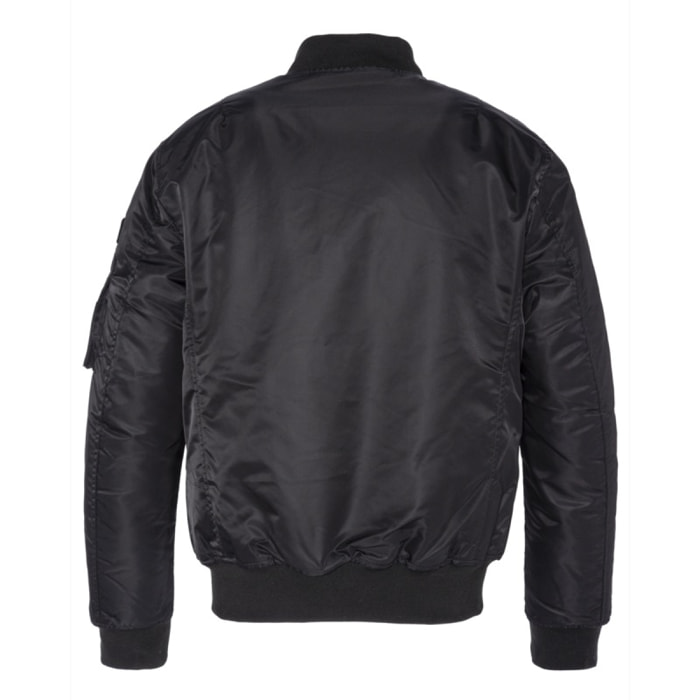 AIRFORCERS BOMBER JACKET 100% RECYCLED NYLON Nero