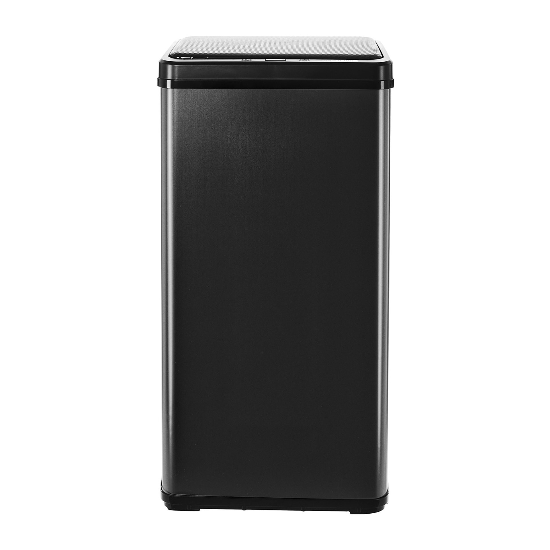 Well home - cubo de basura inteligente sin patas con apertura automática o contacto manual, negro.