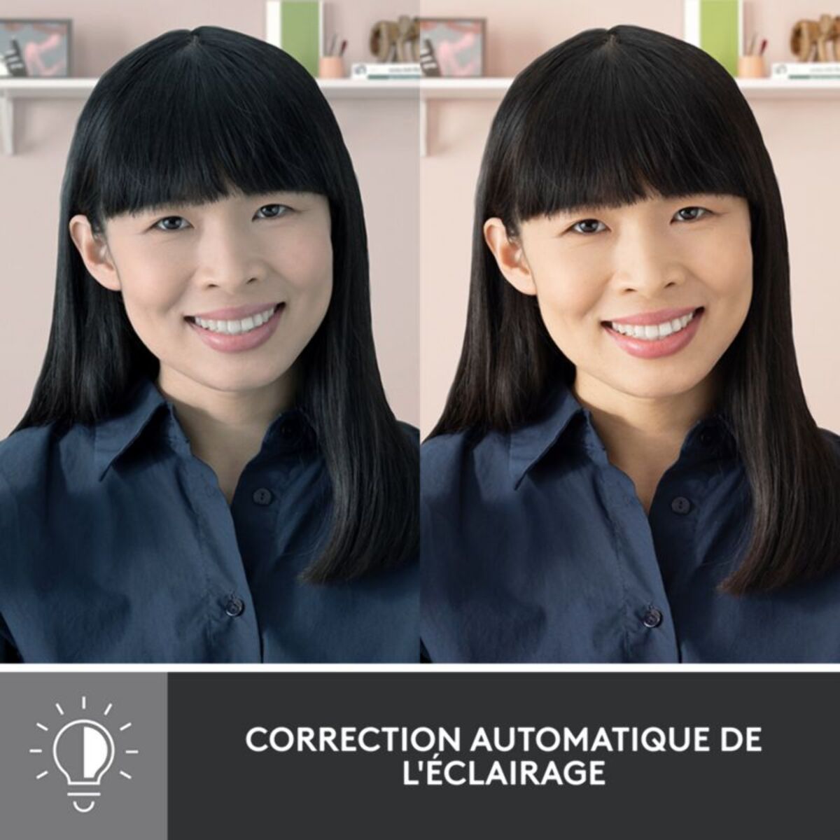 Webcam LOGITECH Brio 300 Full HD avec micro - Graphite