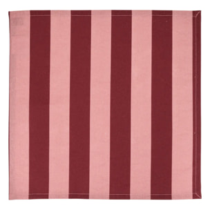 4 serviettes Cherry rouge carmin L40xp40xH0,2cm