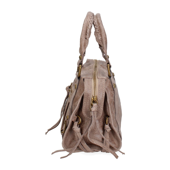 Borsa a spalla da donna - Modello Erisia - Vera pelle - 25.0 x 15.0 x 10.0 cm