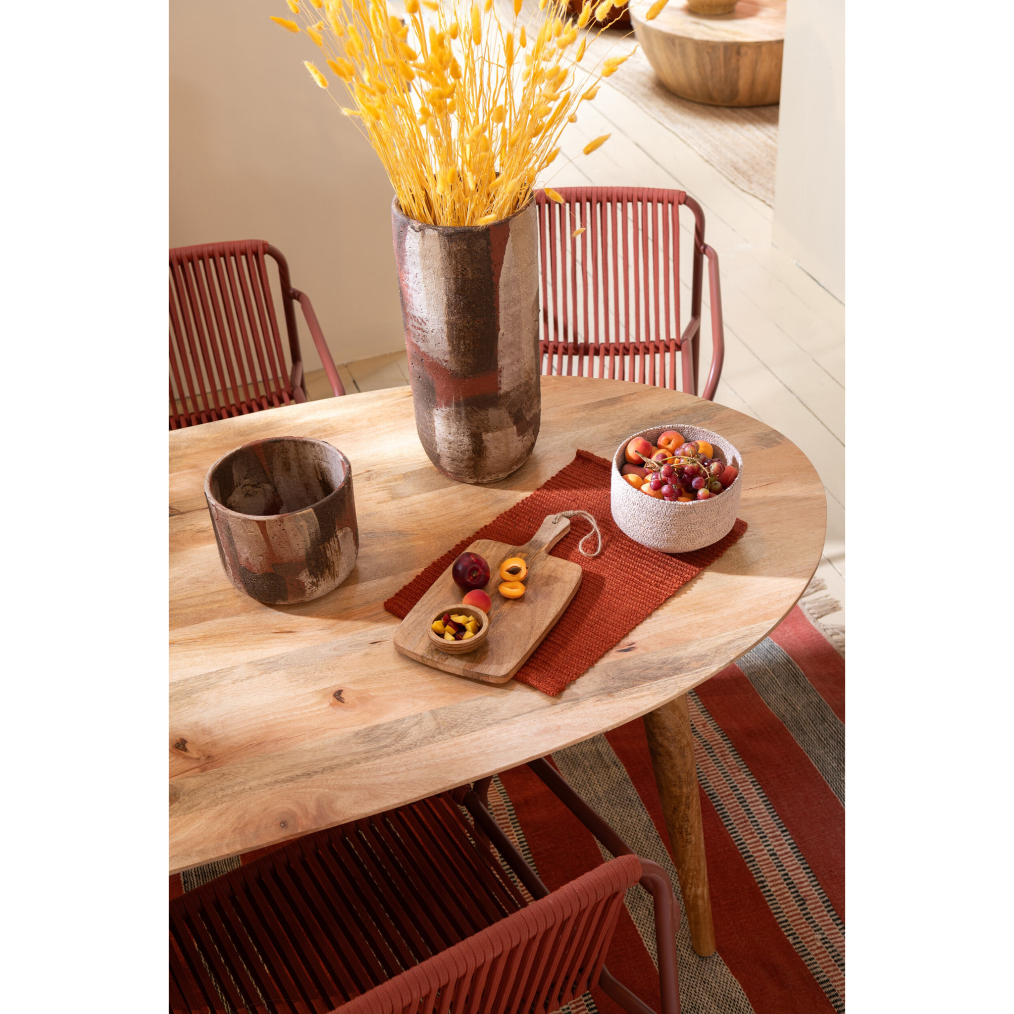 J-Line vase Miltos - céramique - mix -  Ø 21 cm