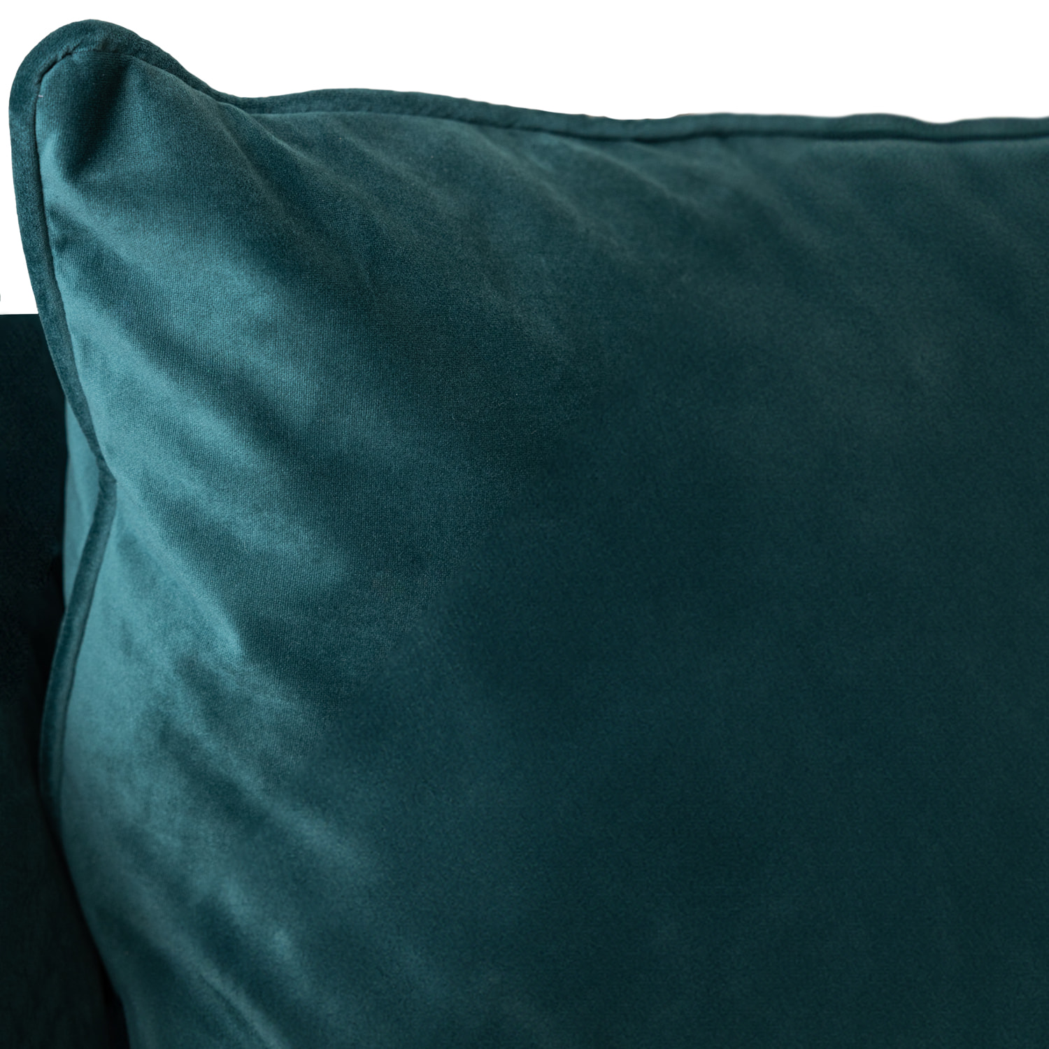 Fauteuil love seat en velours vert émeraude OSCAR