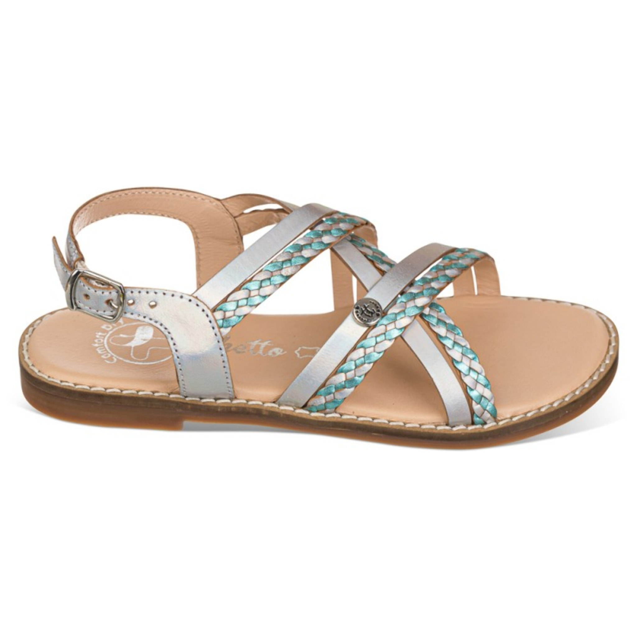 Sandalia flexible velcro