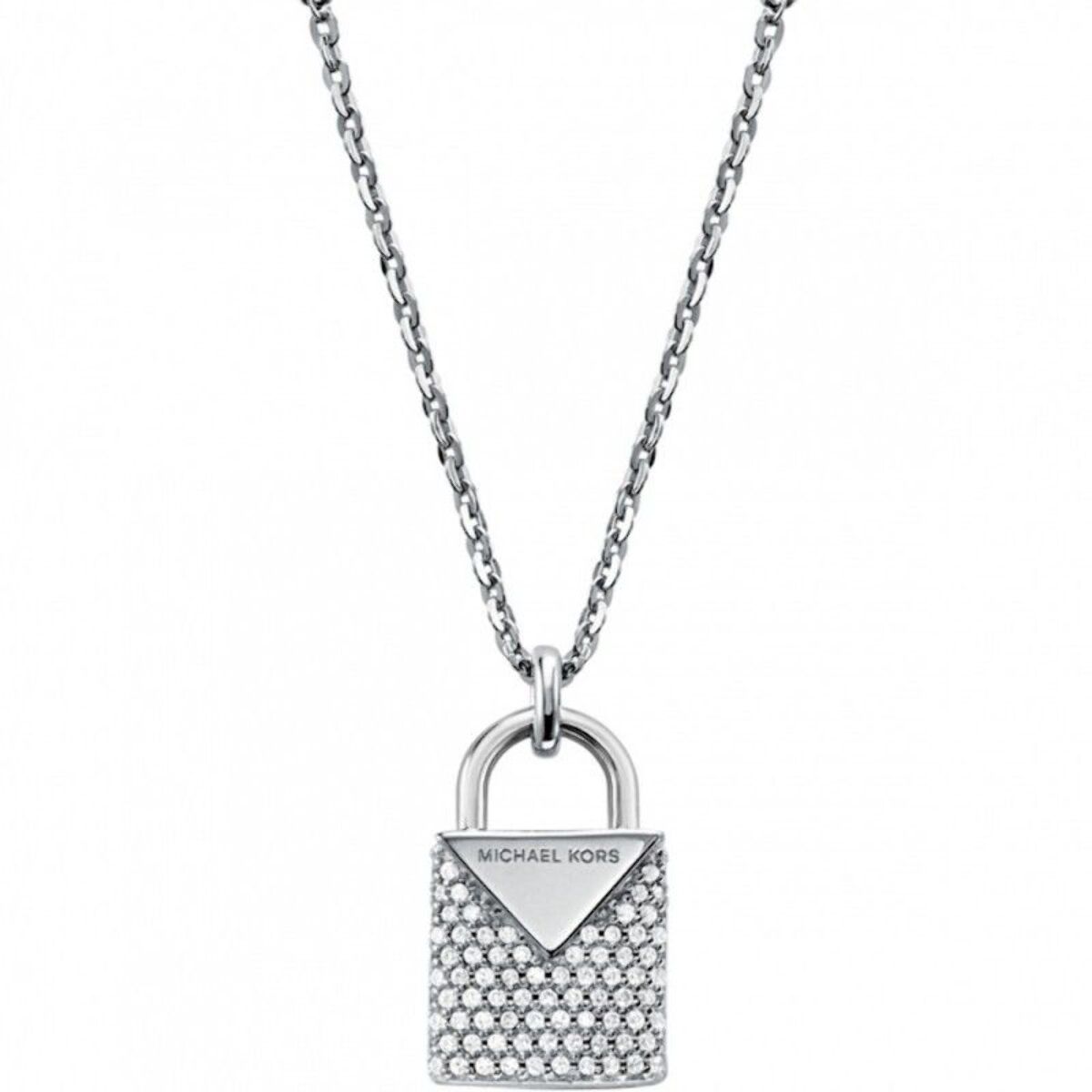 Michael Kors Gargantilla para Mujer MKC1040AN040Adorno candado con circonitas