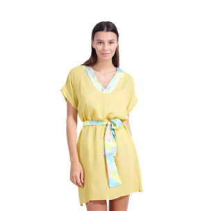 Abito donna corto viscosa pennellato Noidinotte