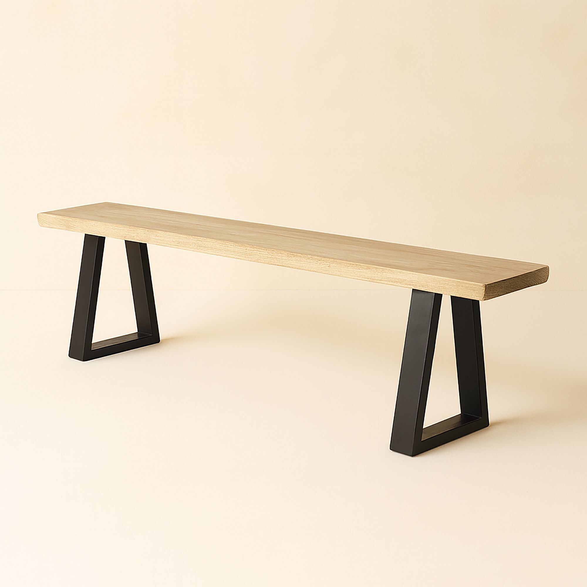 Lot de 2 bancs en bois d'acacia 180cm HERA