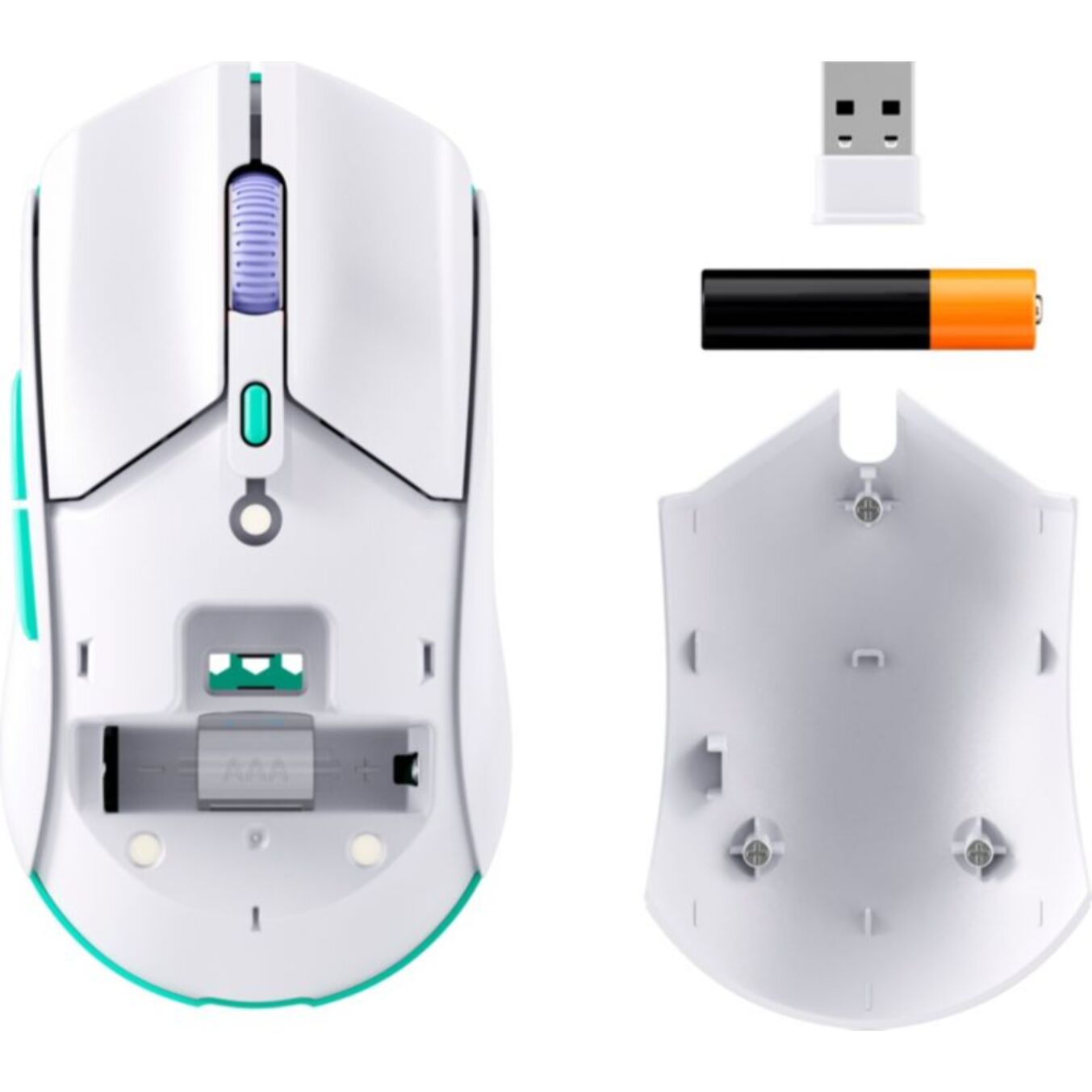 Souris Gamer Sans Fil HYPERX Pulsefire Haste 2 Core blanche
