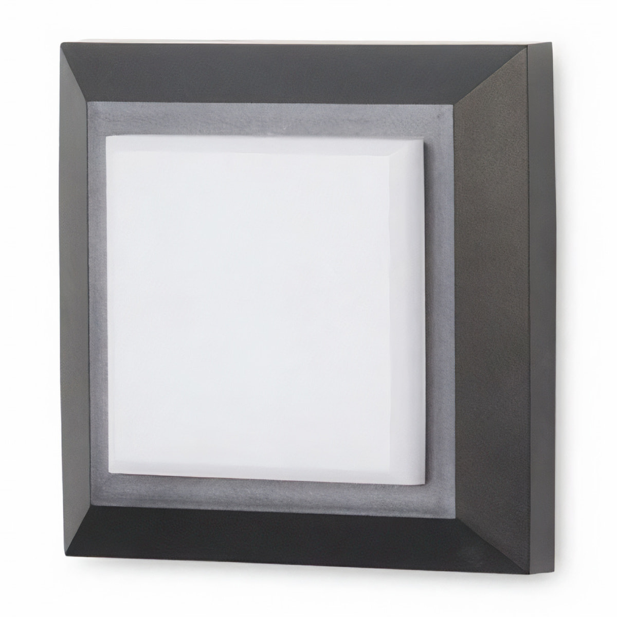 Forlight Aplique Ip65 Grove Diffuser Square Led 2W 4000K Negro 172Lm