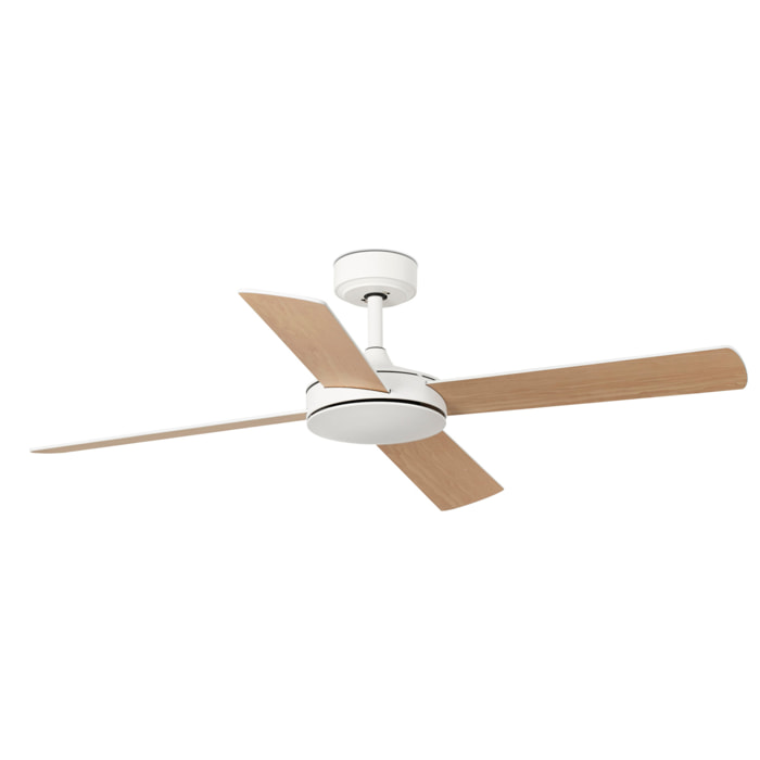 MALLORCA L Ventilatore a soffitto bianco/acero per lengo