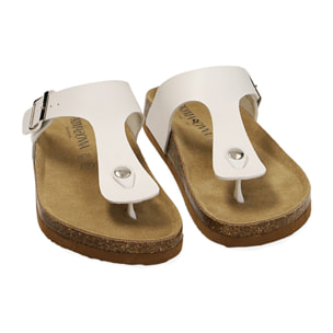 Chanclas blancas