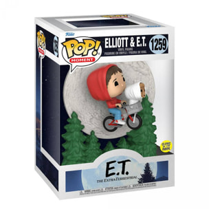 E.t. The Extra-terrestrial Pop! Moment Vinile Figura Elliot E Et Flying (gitd) 9 Cm Funko