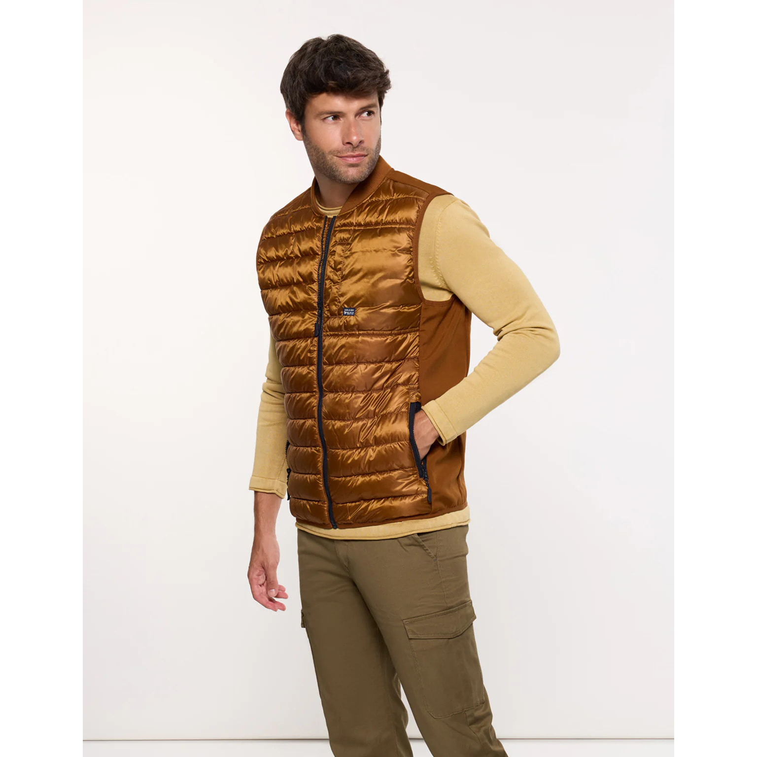 Chaleco Acolchado Marrón - Dinao