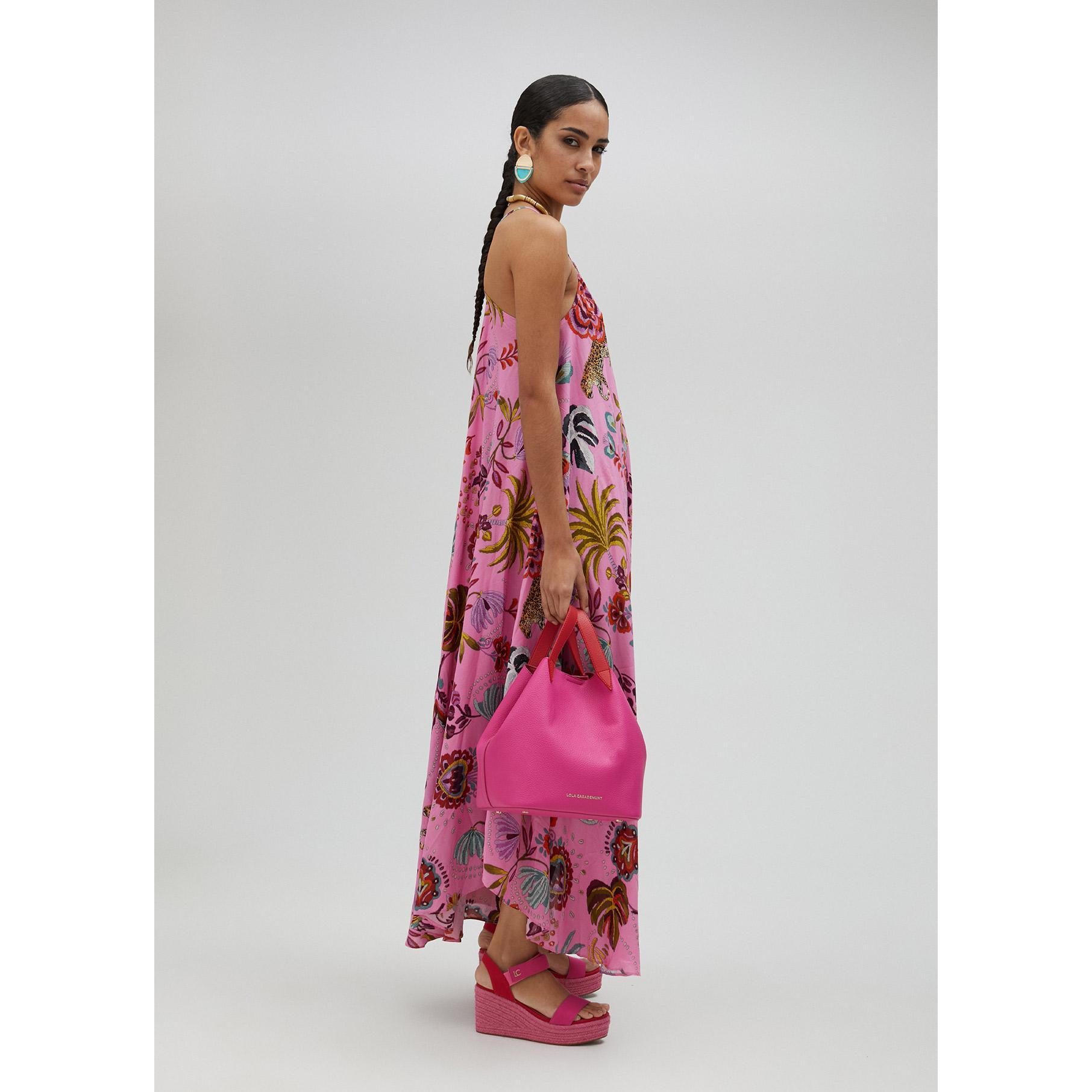 Vestito lungo con stampa