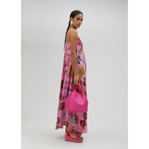 Vestito lungo con stampa