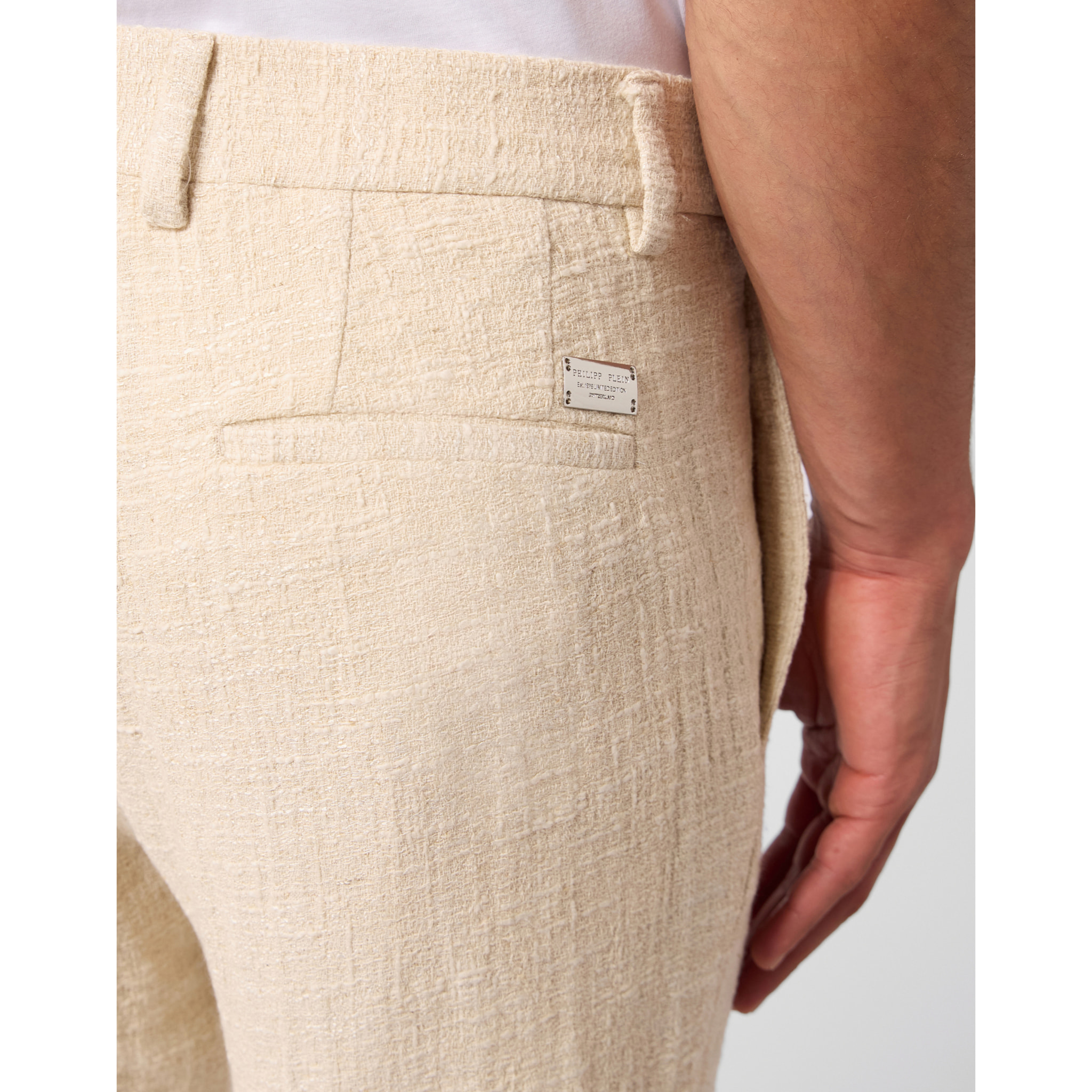 PHILIPP PLEIN Linen Trousers