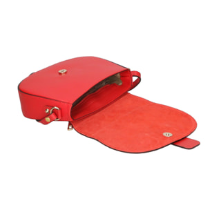 Borsa a tracolla da donna - Modello Carola - Vera pelle - 23.0 x 20.0 x 6.0 cm