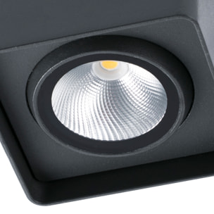 TAMI LED Plafonnier gris foncé