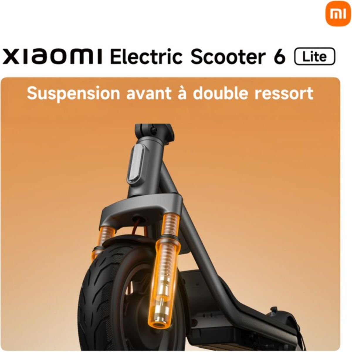 Trottinette électrique XIAOMI Electric Scooter 6 Lite Noir