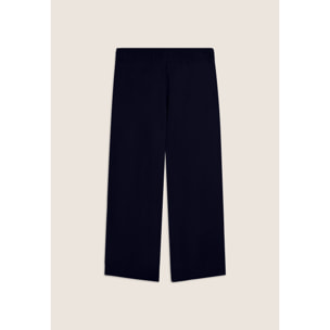 Pantaloni Sportivi Cropped con gamba Wide Leg e strass