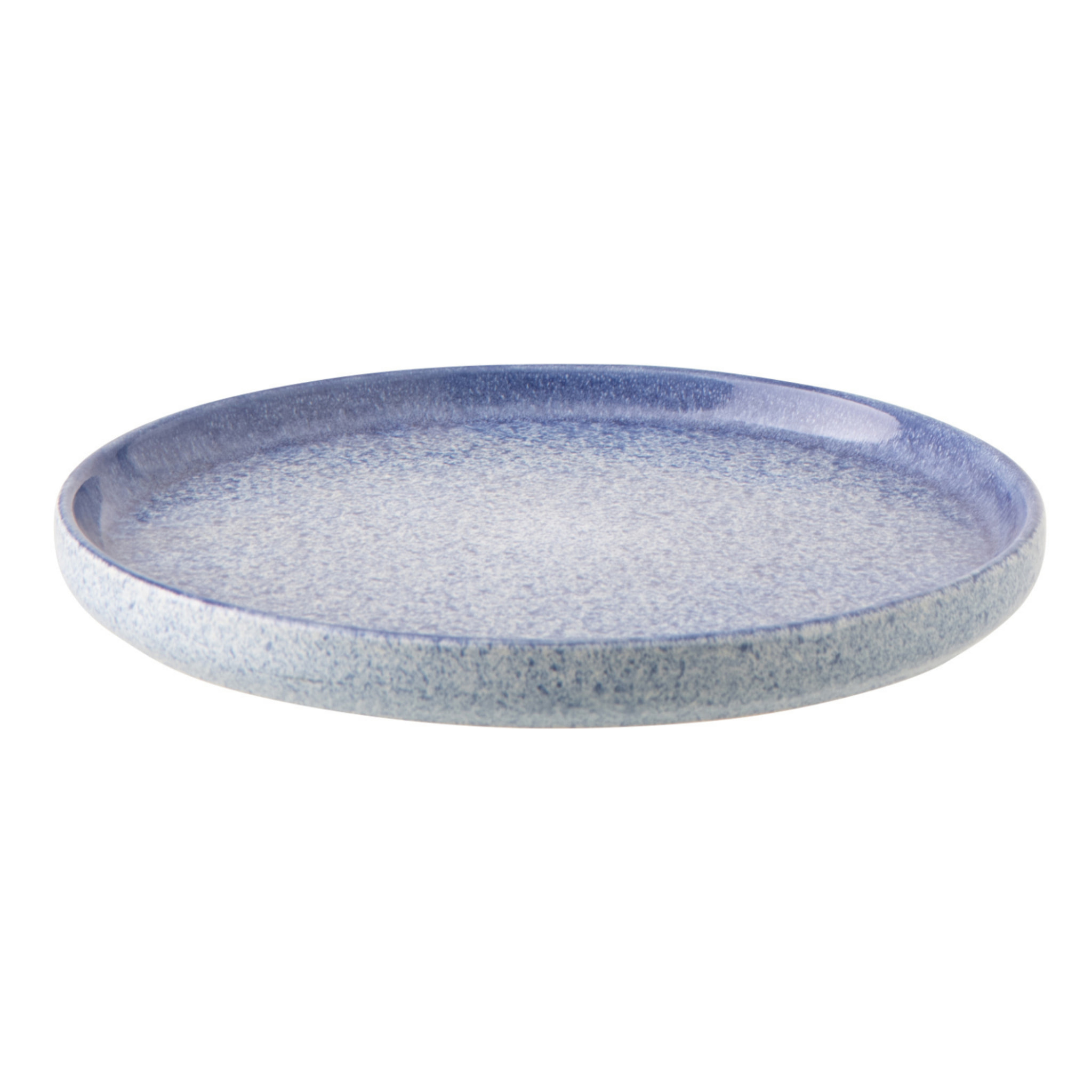 J-Line Assiette Luna - céramique - bleu - small