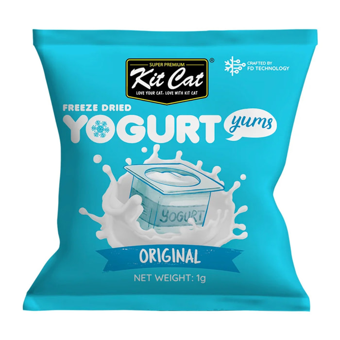 Kit Cat Yogurt Yums Liofilizado Original 10g (10 unidades)