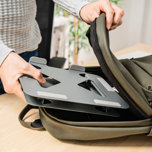 Supporto Pieghevole e Regolabile per PC Portatile Lastan InnovaGoods