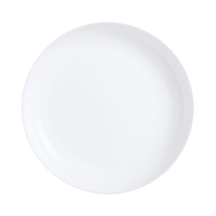 Assiette creuse blanche 17cm Friend's Time - Luminarc - Verre opale extra résistant