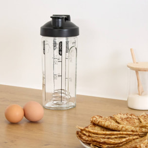 Shaker pour crêpes Essentiels 800ml en verre