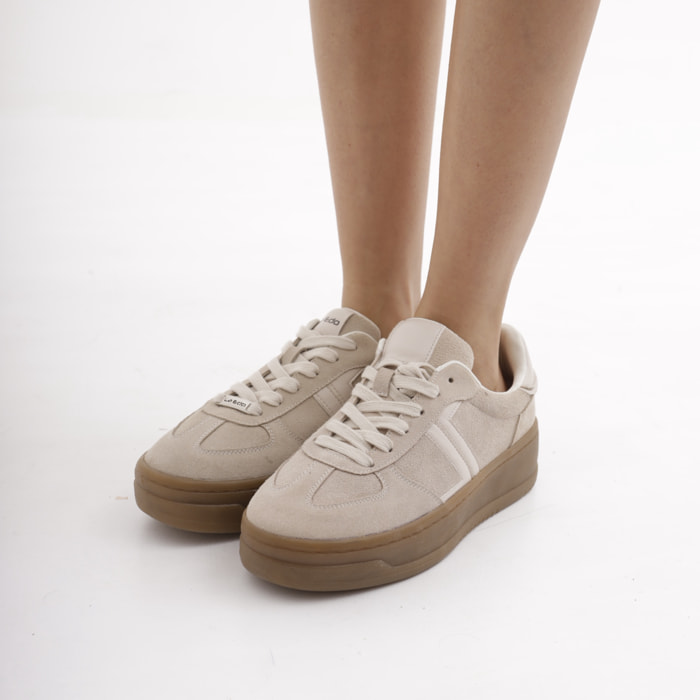 SNEAKERS PLATFORM CHOCOLA' BEIGE