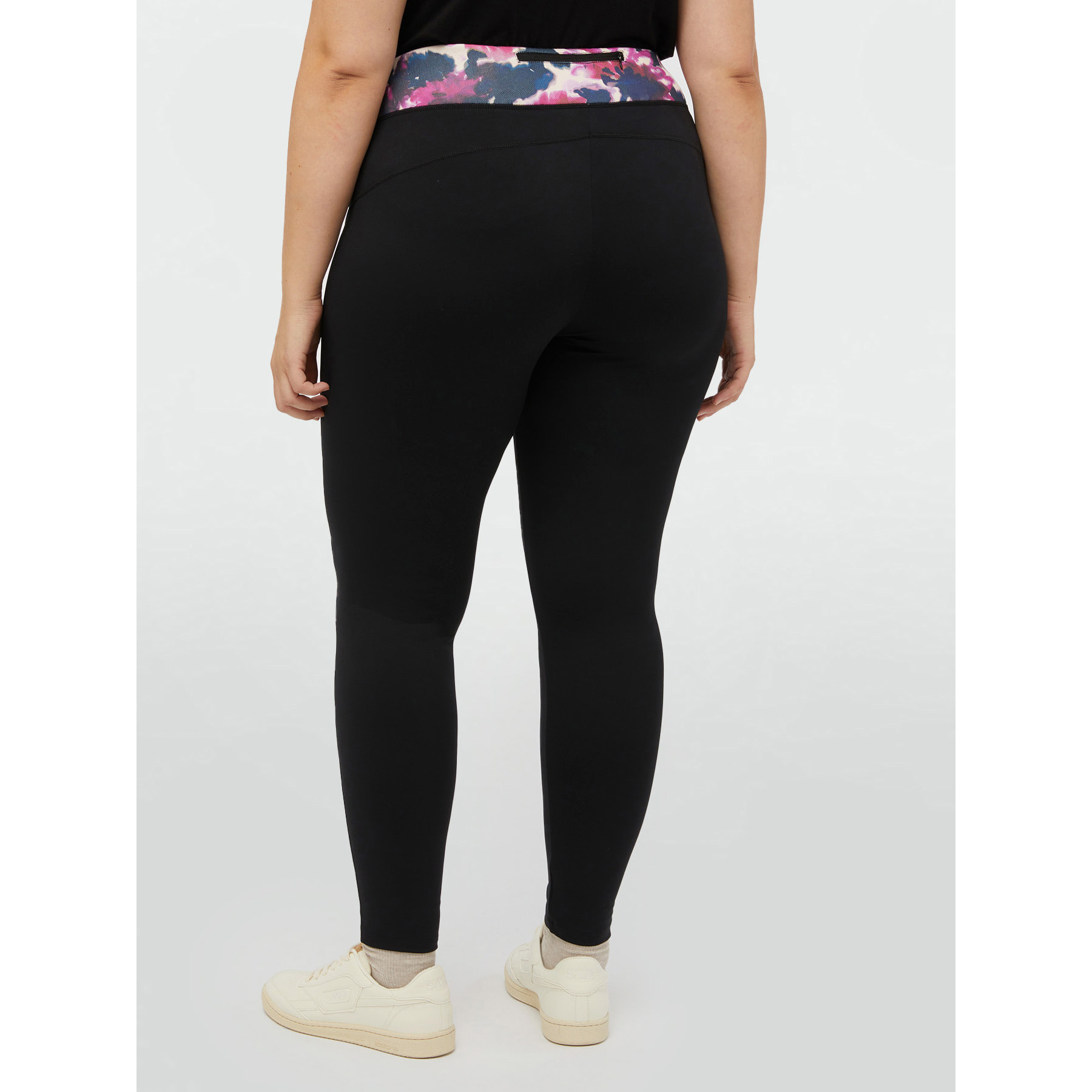 Fiorella Rubino - Leggings con borde en la cintura estampado - Negro