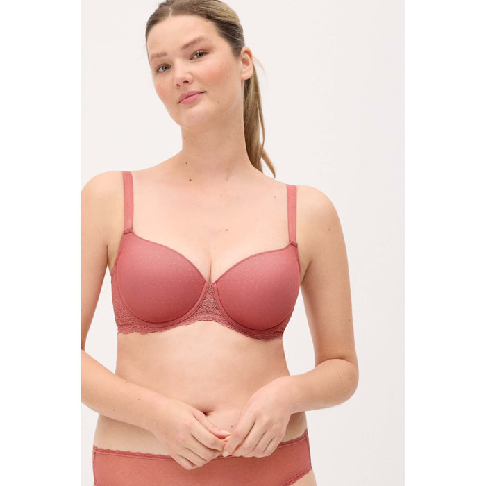 Set lingerie reggiseno e slip Rosa