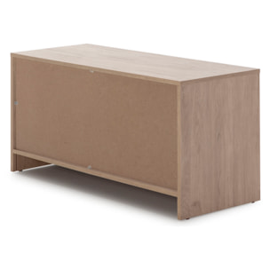 Mueble tv panama 100 cm 2c2h sahara/gris