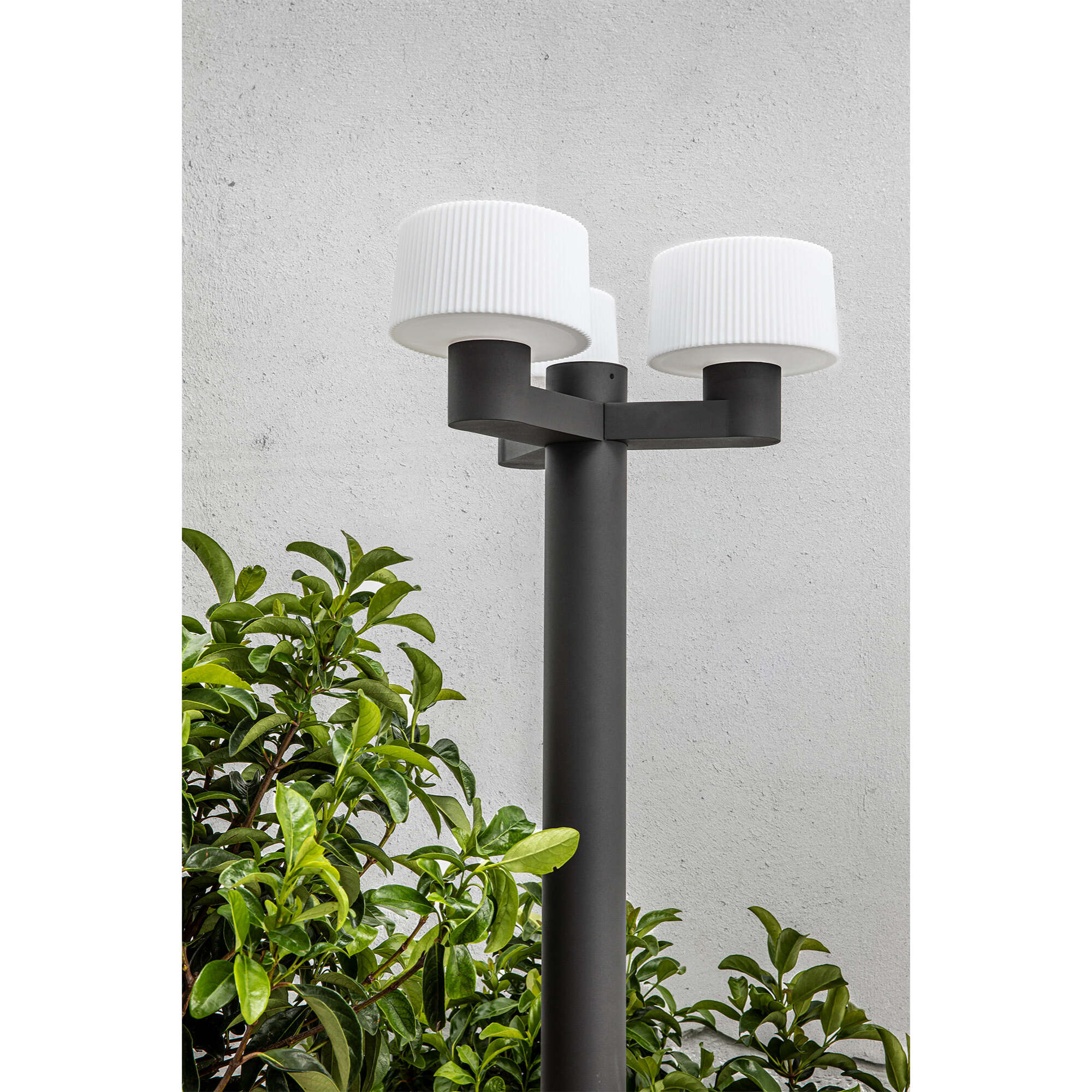 MUFFIN Lampadaire extérieure gris foncé 3XE27
